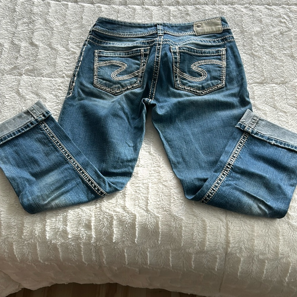 Silver Capris